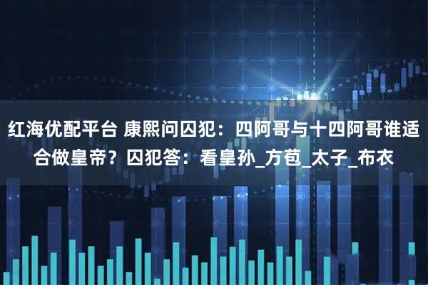 红海优配平台 康熙问囚犯：四阿哥与十四阿哥谁适合做皇帝？囚犯答：看皇孙_方苞_太子_布衣